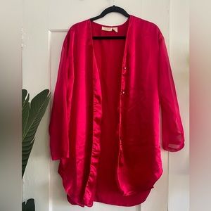 Victoria’s Secret // Gold Label Long Button Down Night Shirt